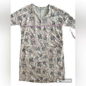 MASAI Copenhagen Nimes oversized Tunic Shirt Dress Pockets 3/4 Sleeves sz M EUC